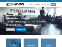 Tablet Screenshot of kellmann.dk